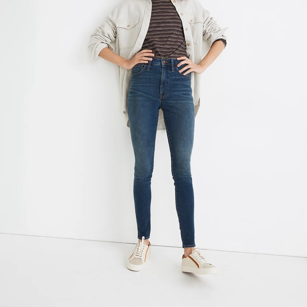 NWT Madewell 10” Roadtripper Supersoft Jeans In Playford Wash